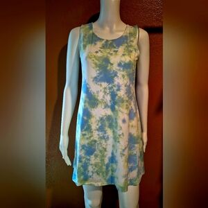 Market & Spruce Cute Tie-Dye Sleeveless Top.